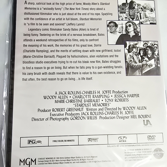 NWOT Stardust Memories DVD - Picture 2 of 6